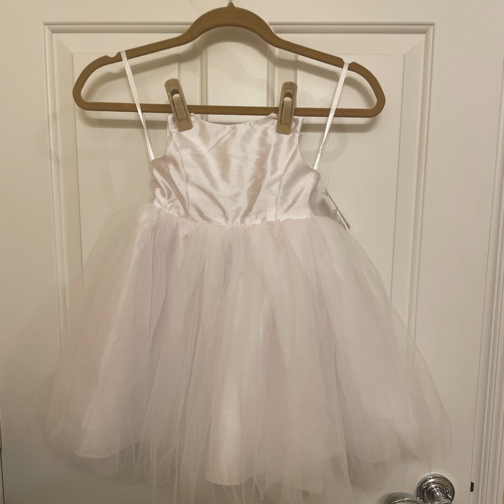White Flower Girl Dress